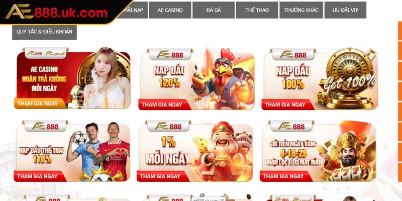 Khuyến Mãi AE888 3 Cách nhận khuyến mãi AE888