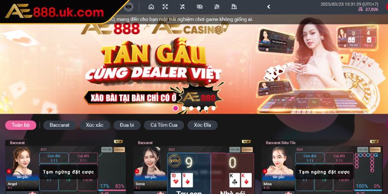 Tổng quát thông tin về sảnh AE Casino AE888