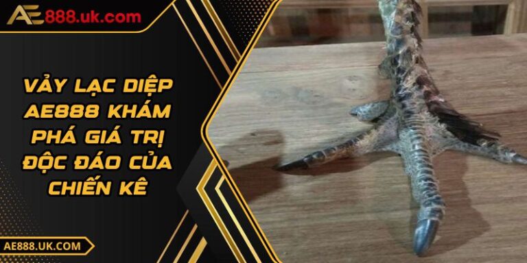 Vảy Lạc Diệp AE888 Khám Phá Giá Trị Độc Đáo Của Chiến Kê